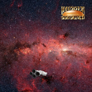 a spaceship flying towards a nebula