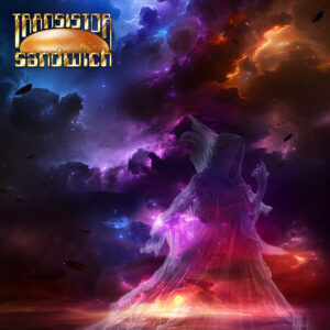 a ghostly spectre with a space nebual in the background